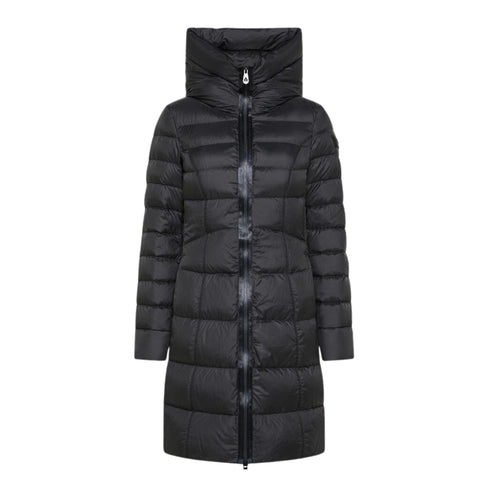 Piumino Donna lungo semi opaco Nero Peuterey- Francavilla Moda